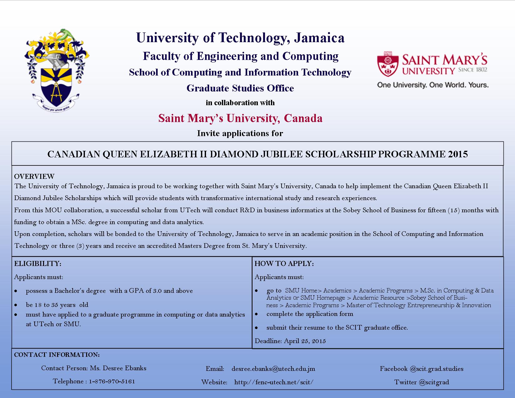 UTech Scholarships  UTech Alumni Blog